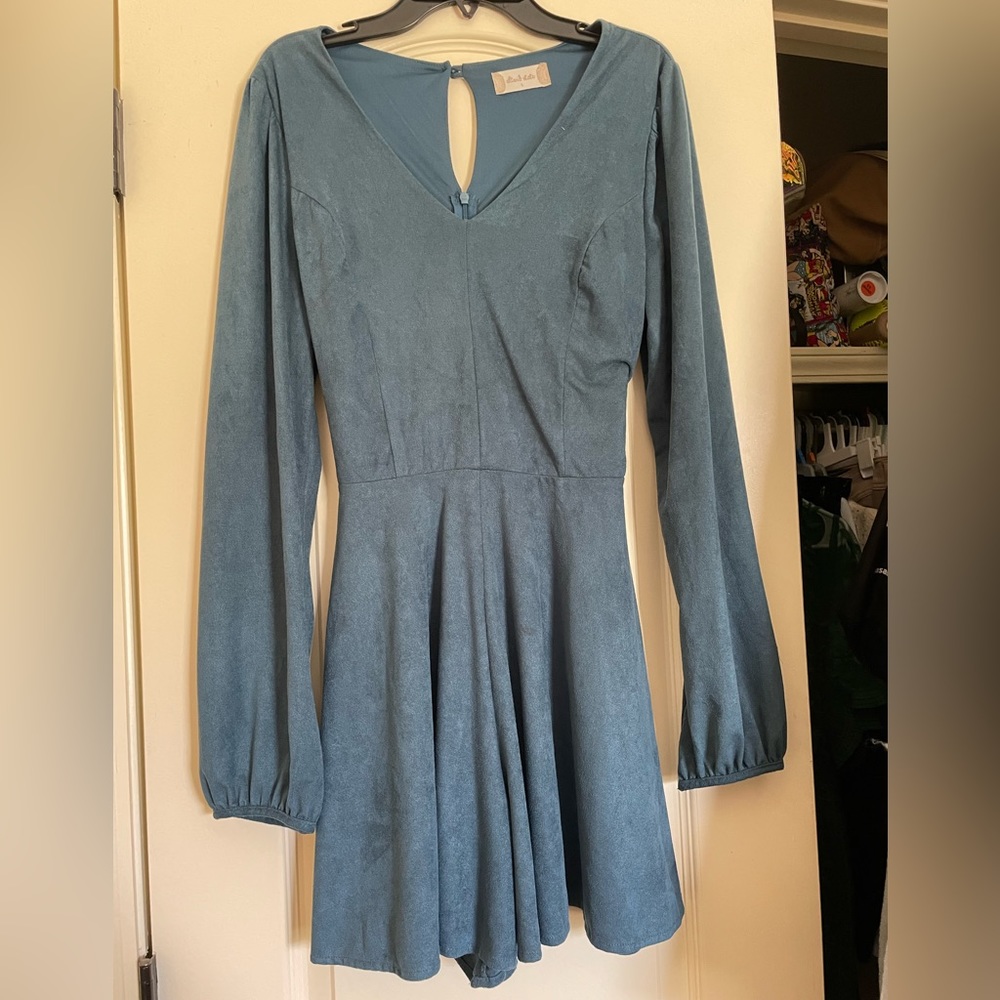 Navy Romper